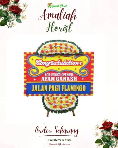 Sewa Papan Bunga Mentasan